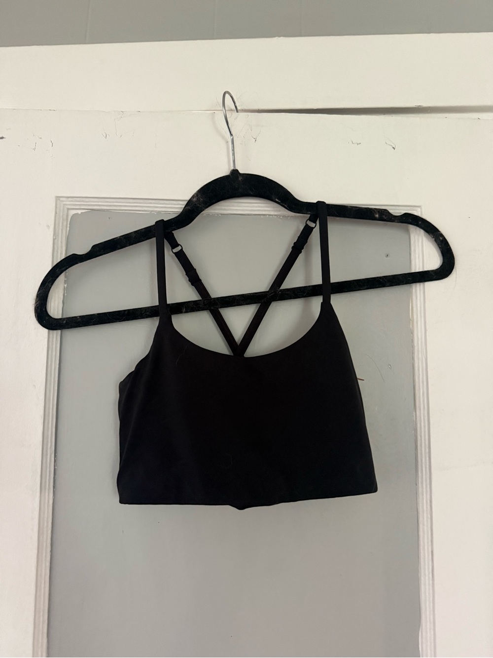 girlfriend collective Black Thin-Strap Bralette